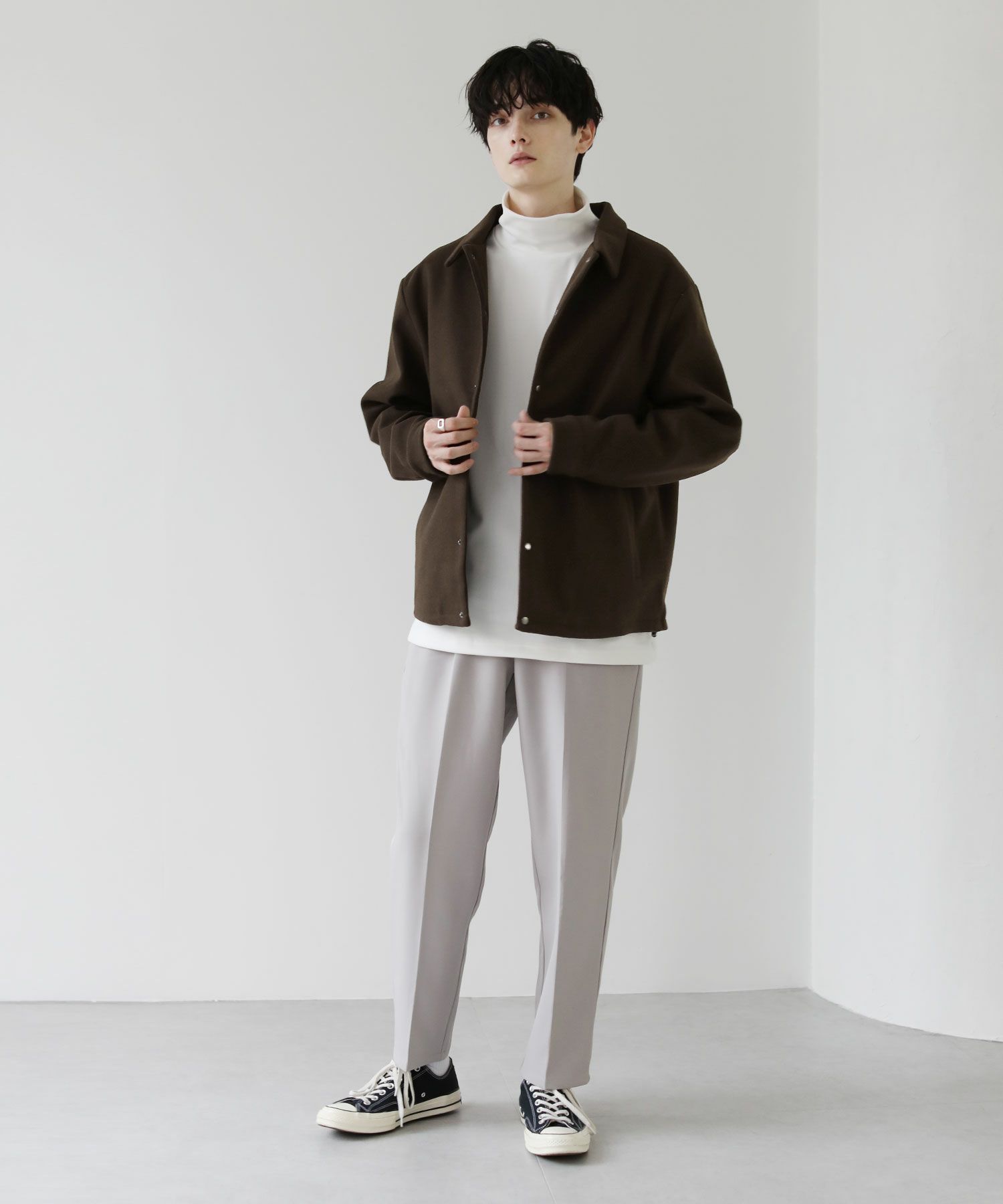 ルーズベーシックメルトンコーチジャケット | ASTRONOMY