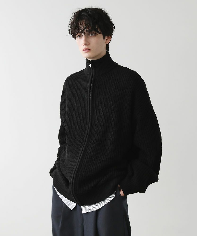 ビッグシルエットドライバーズニット ジップニット | ASTRONOMY