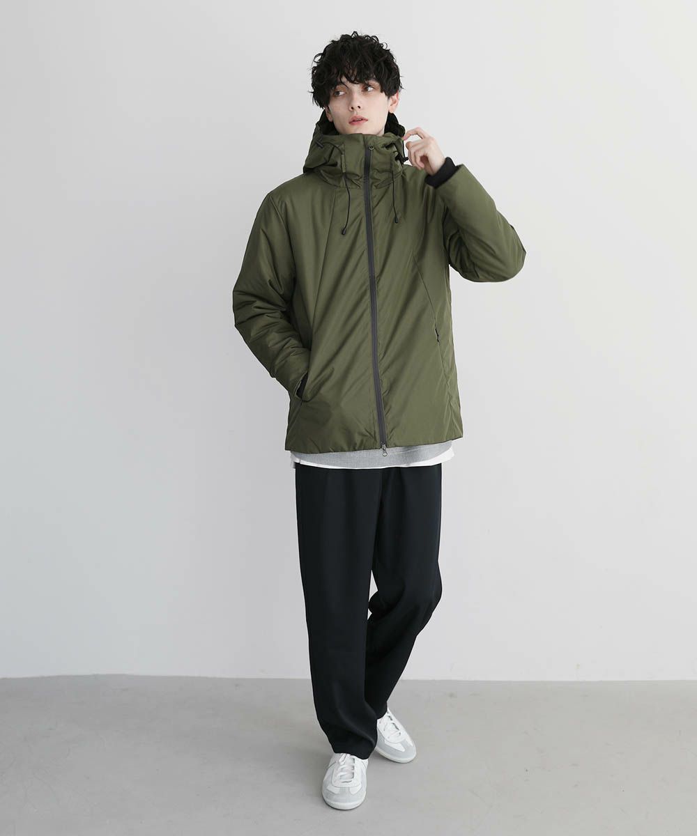 □格安新品□ 19AW ミックスファブリックハイネックフルジップ中綿