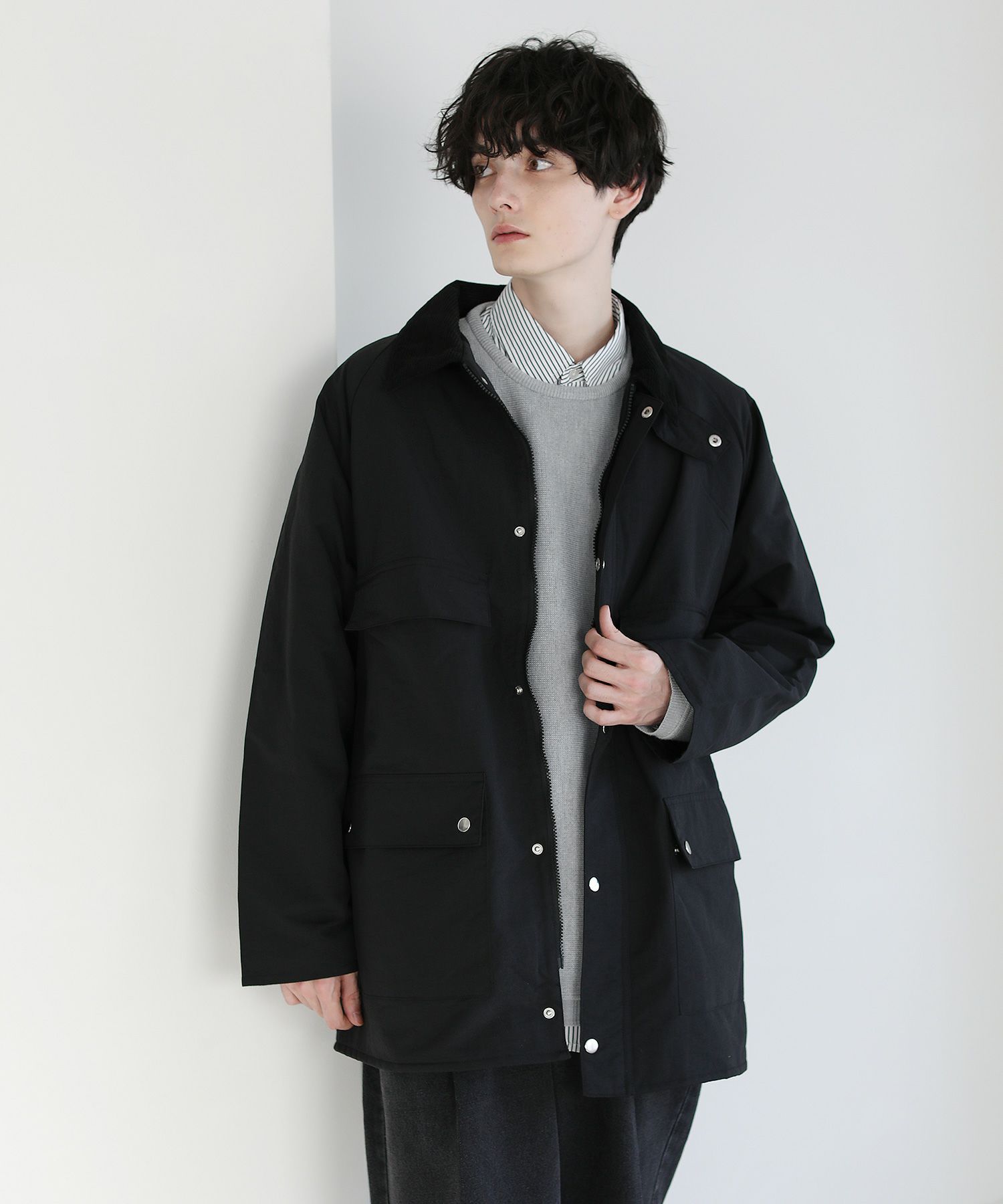 ダイアグラムミニタリー2wayジャケット ダイアグラムミニタリー2wayジャケット