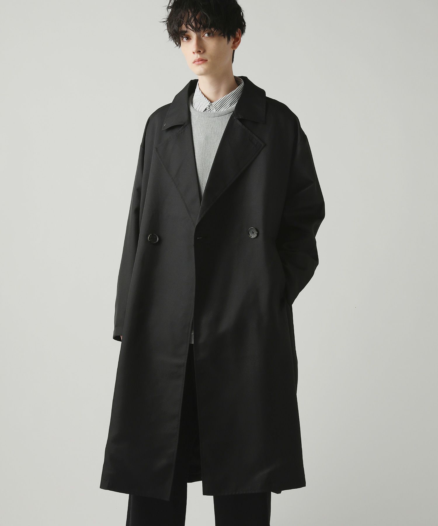 ドレープオーバーサイズラップコート | ASTRONOMY