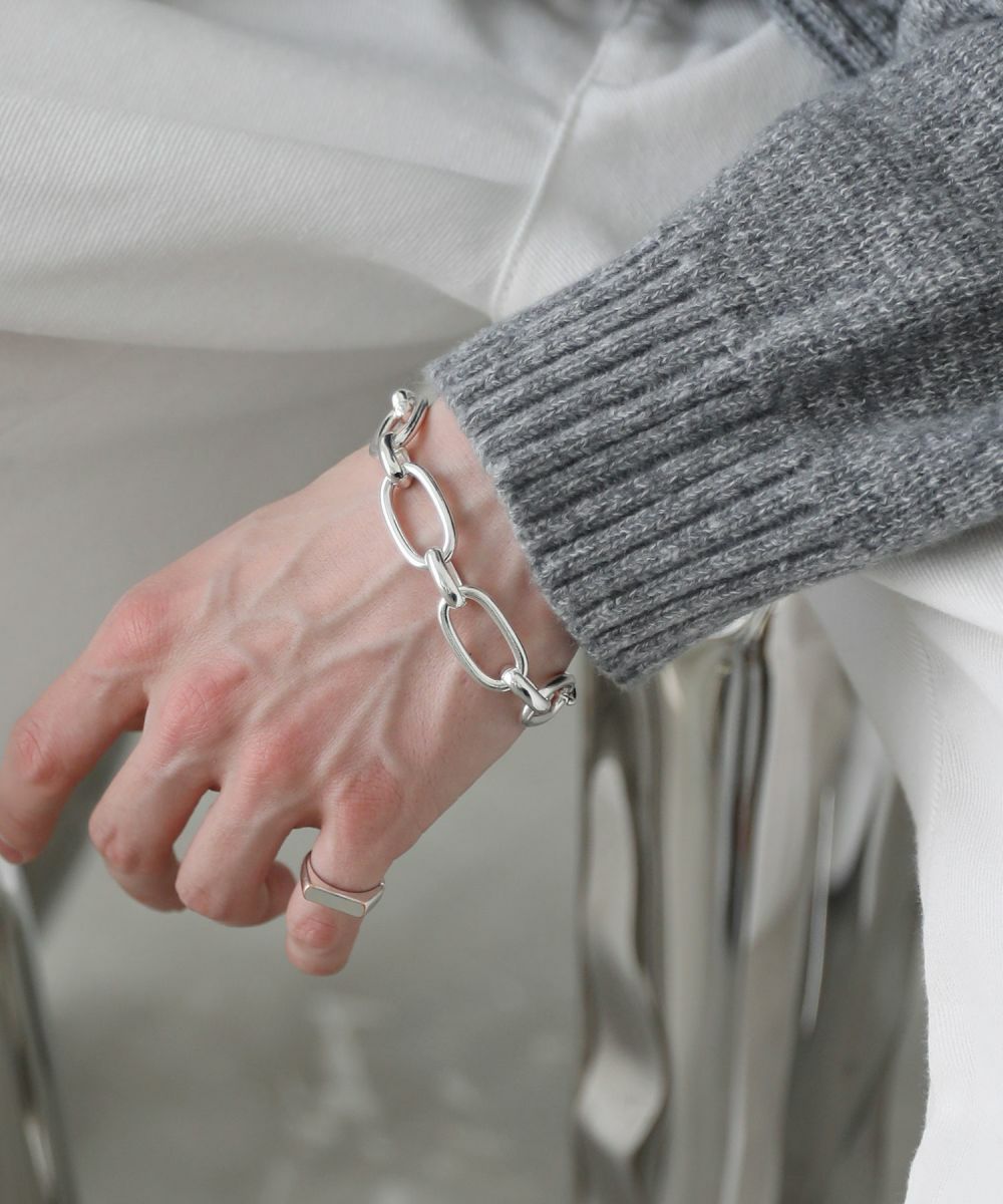 SILVER925コーティング】ビッグチェーンアンカーブレスレット | ASTRONOMY 