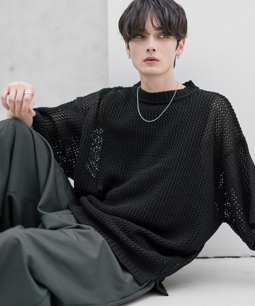 blackmeans フリンジ メッシュ ニット 新品未使用 blackmeans フリンジ メッシュ ニット 新品未使用 【公式通販】