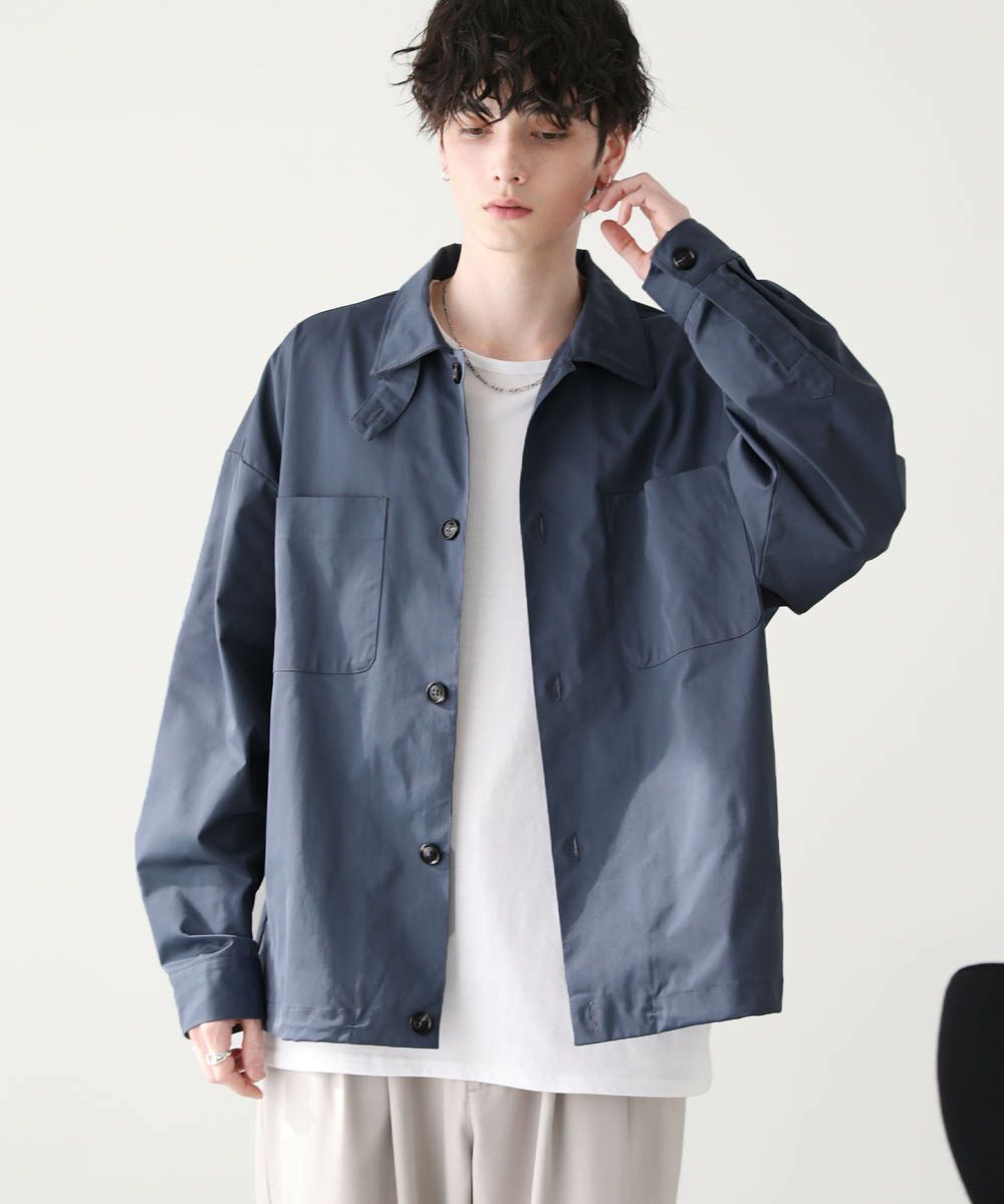 2wayハイネック仕様ダブルポケットシャツジャケット | ASTRONOMY