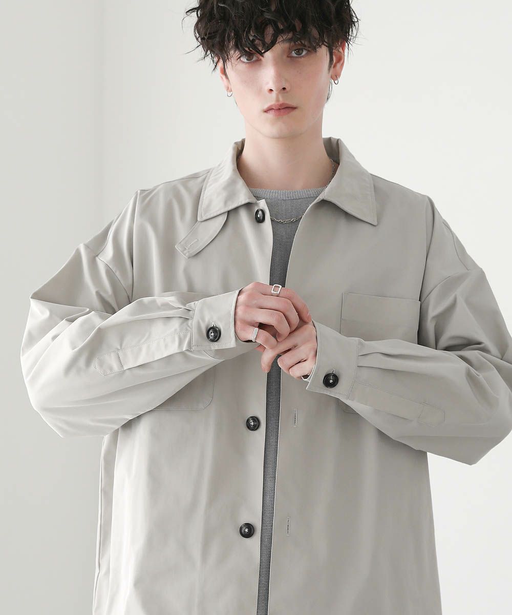 2wayハイネック仕様ダブルポケットシャツジャケット | ASTRONOMY