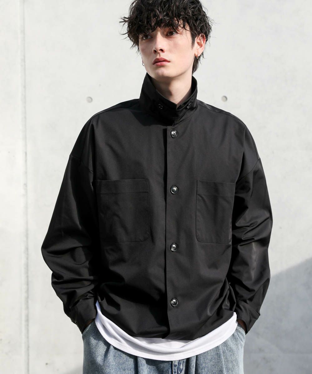 2wayハイネック仕様ダブルポケットシャツジャケット | ASTRONOMY
