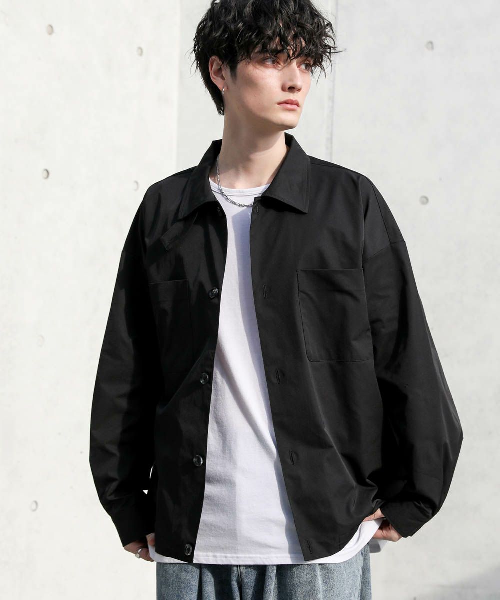 2wayハイネック仕様ダブルポケットシャツジャケット | ASTRONOMY