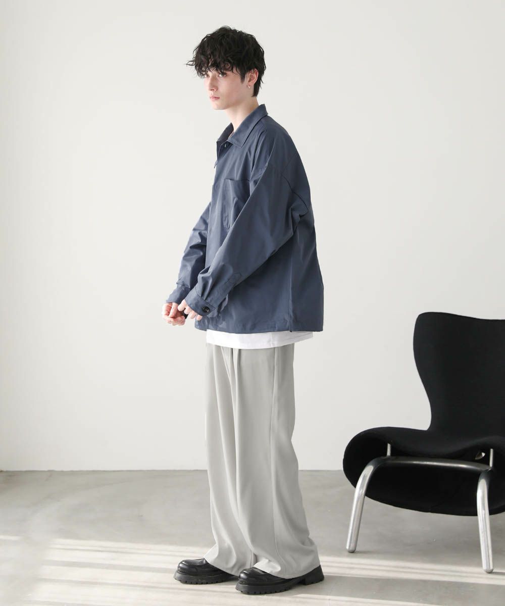2wayハイネック仕様ダブルポケットシャツジャケット | ASTRONOMY