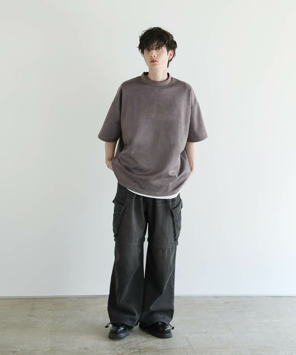 完売品 STCH モックネック 72 半袖シャツ Lサイズ オーバーサイズ半袖ポンチモックネックTシャツ | ASTRONOMY