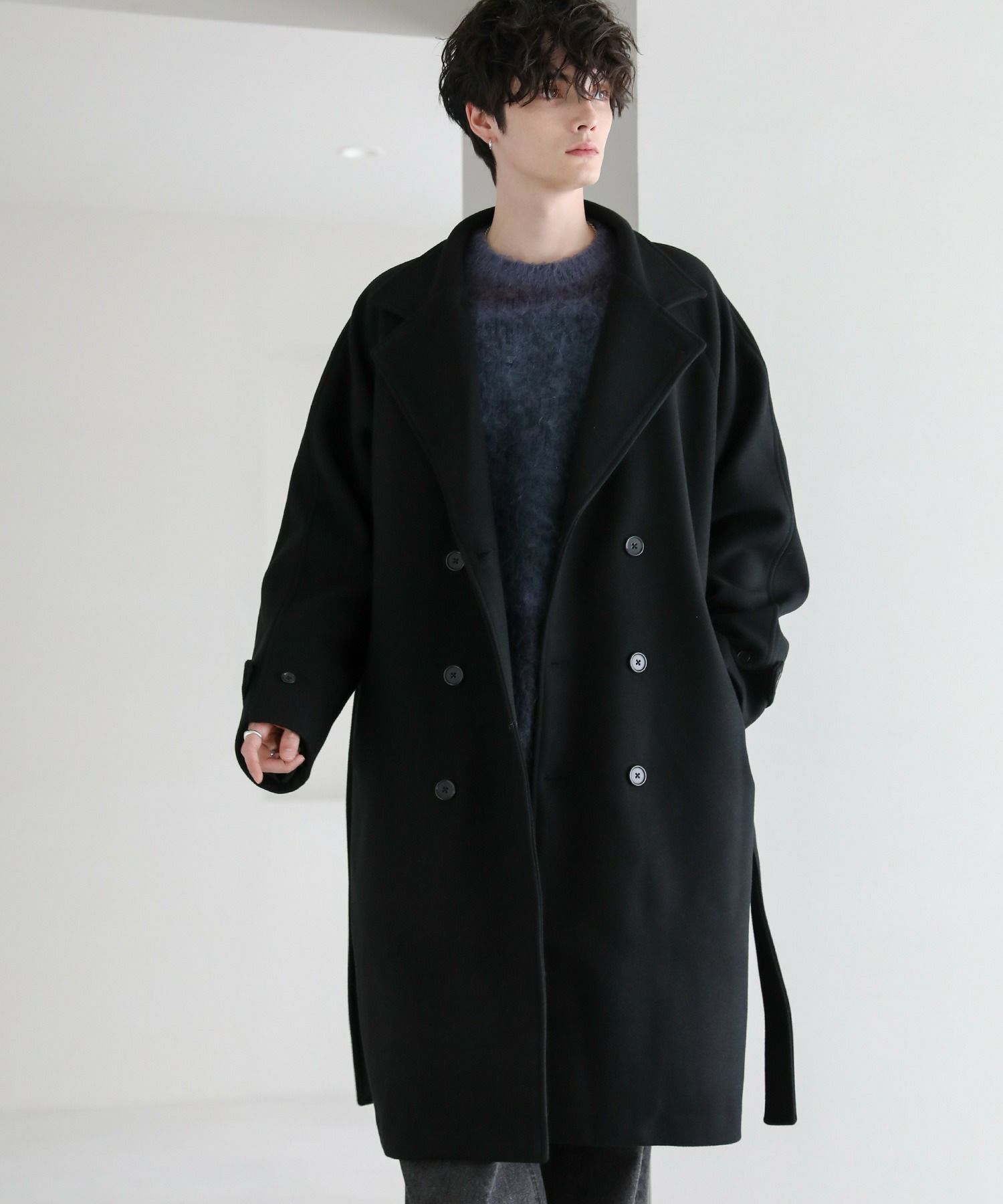 B:MING by BEAMS メルトン ダブル チェスターコート B:MING by BEAMS / メルトン ダブル チェスターコート 20AW