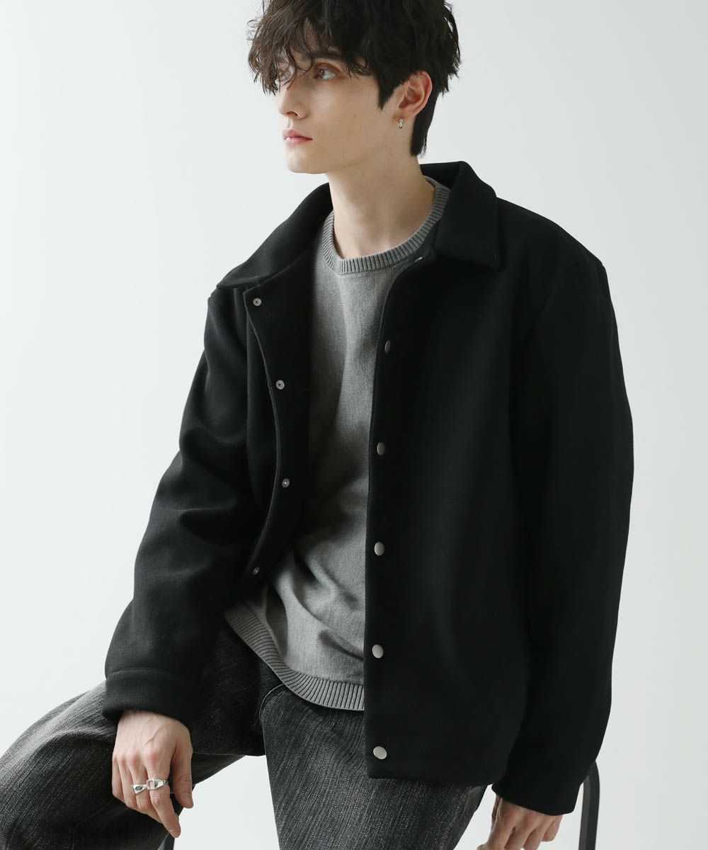 ルーズベーシックメルトンコーチジャケット | ASTRONOMY