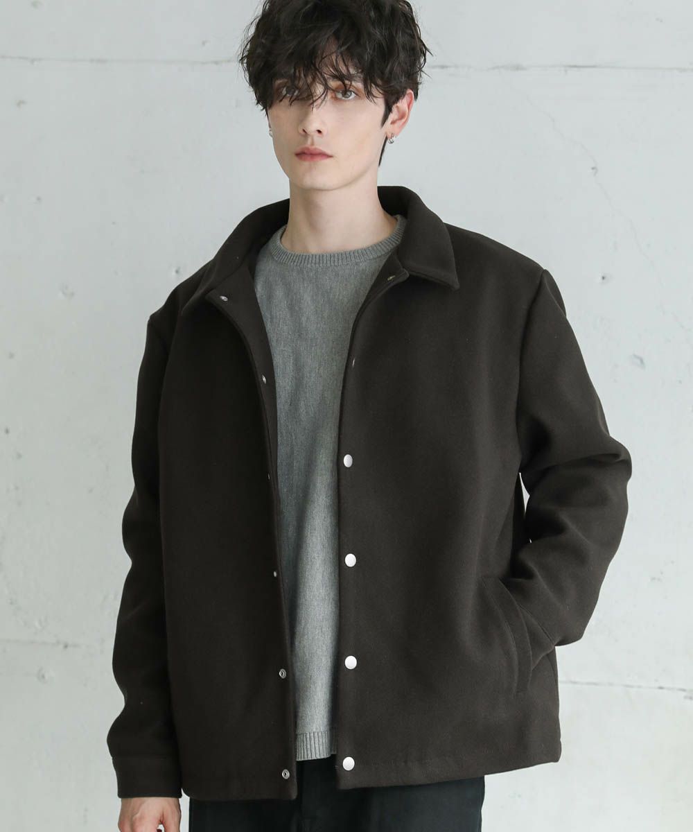 ルーズベーシックメルトンコーチジャケット | ASTRONOMY