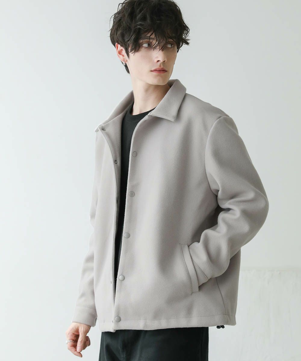 ルーズベーシックメルトンコーチジャケット | ASTRONOMY