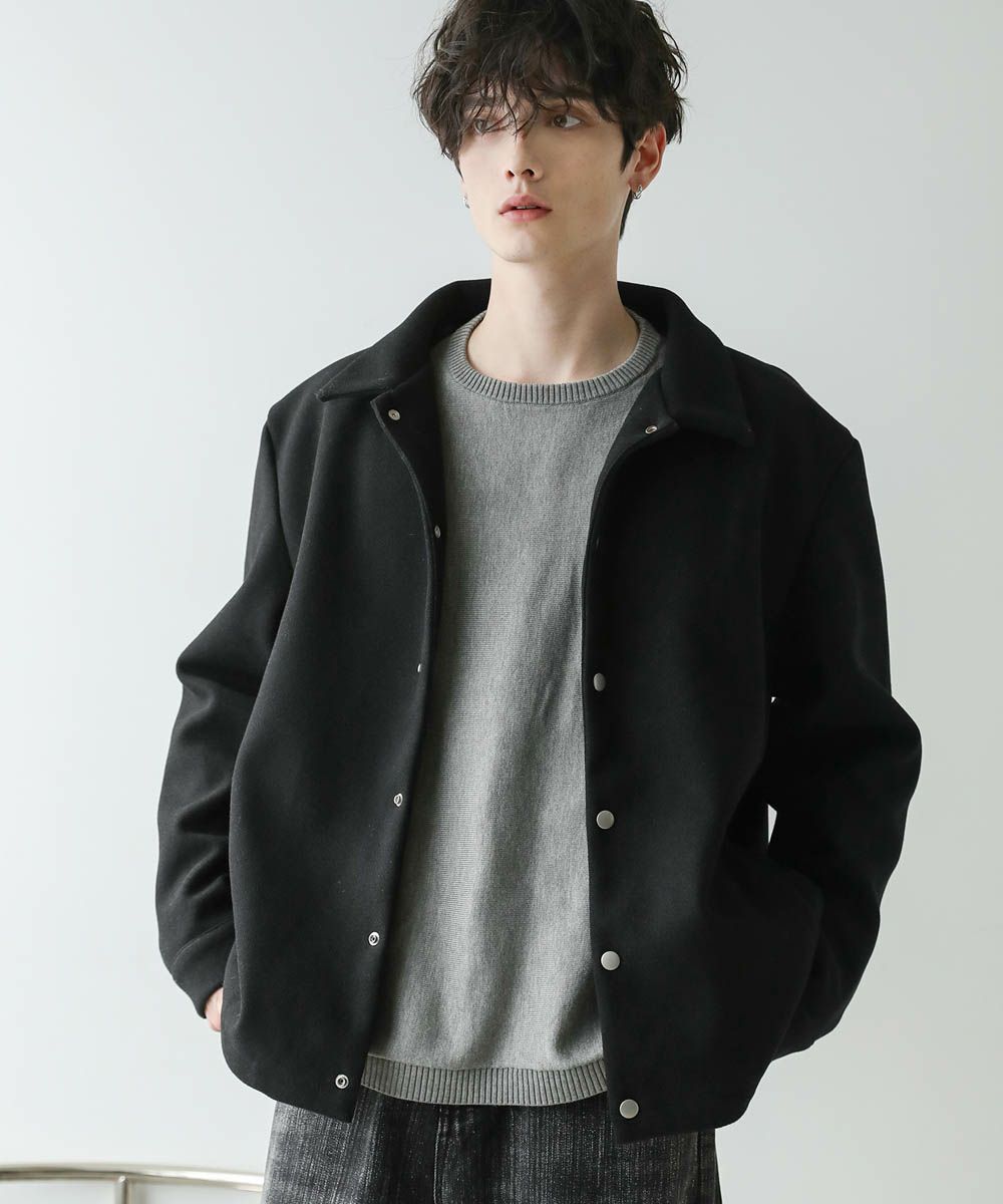 ルーズベーシックメルトンコーチジャケット | ASTRONOMY