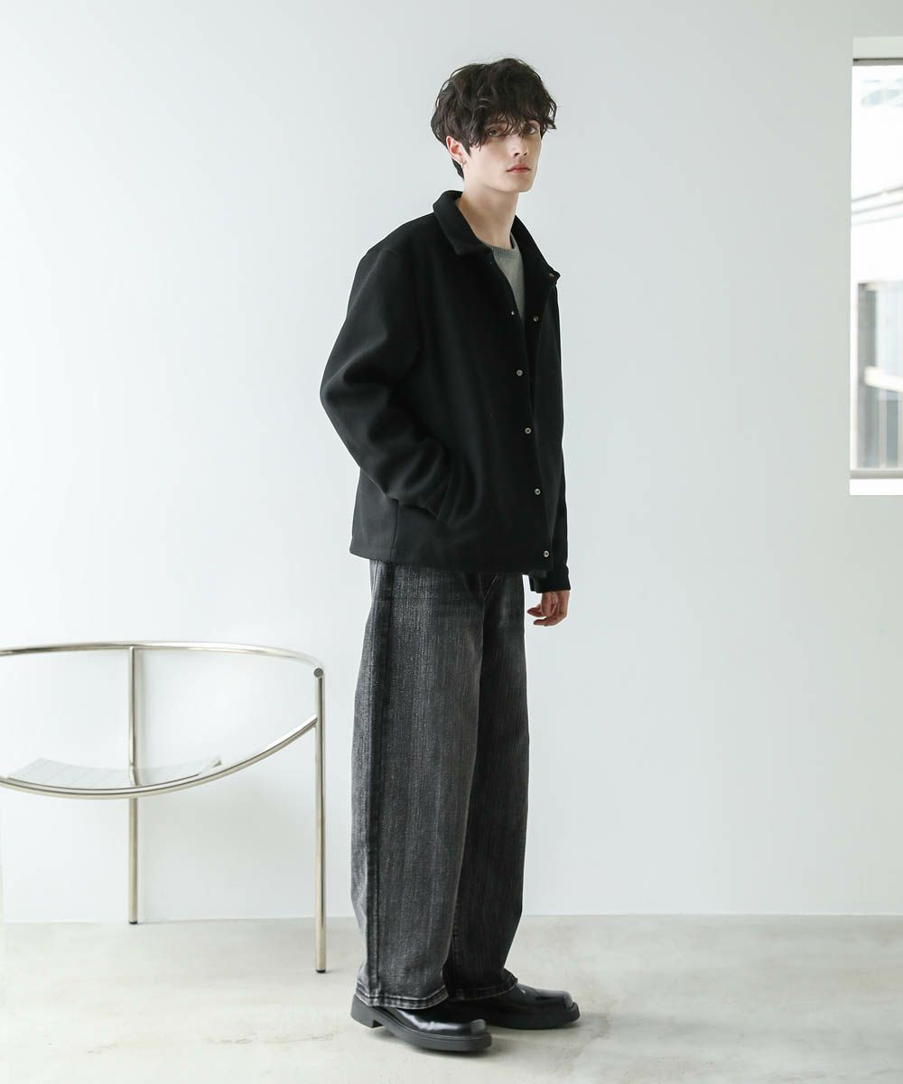 ルーズベーシックメルトンコーチジャケット | ASTRONOMY