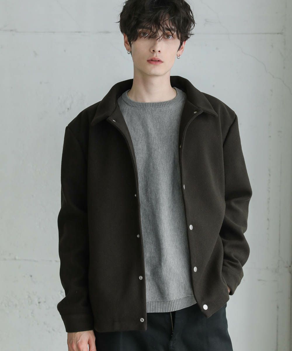 ルーズベーシックメルトンコーチジャケット | ASTRONOMY