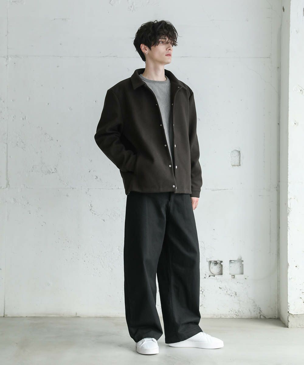 ルーズベーシックメルトンコーチジャケット | ASTRONOMY