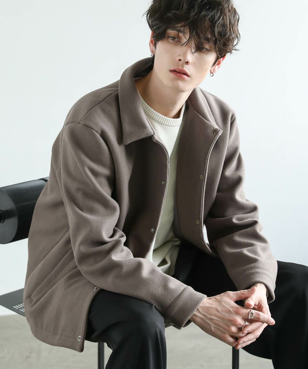 ルーズベーシックメルトンコーチジャケット | ASTRONOMY