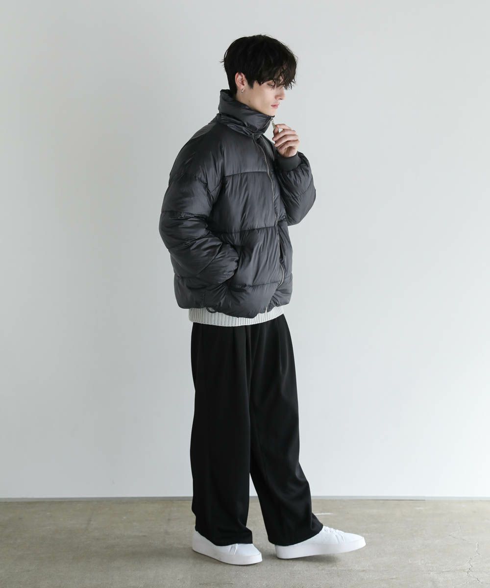 スタンドネック裾ドローコードダウンブルゾン | ASTRONOMY