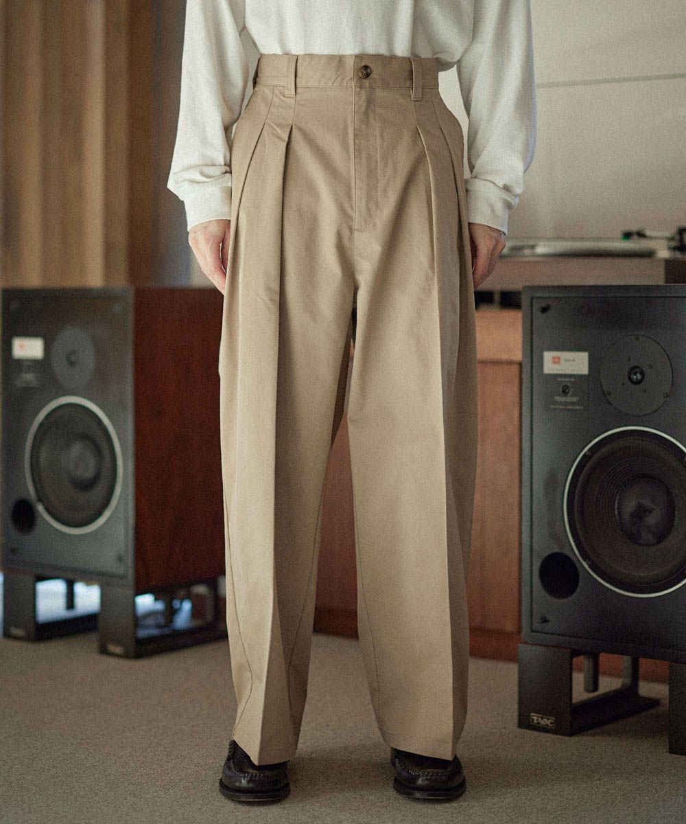 POLO CHAMPS 別注】ロゴ刺繍ヘビーツイルワイドバギーパンツ | ASTRONOMY