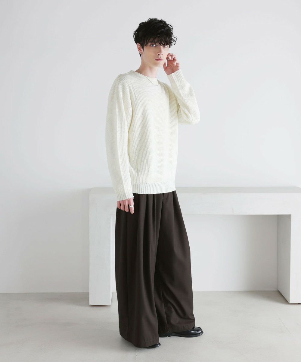 畦編みクルーネックニット | ASTRONOMY