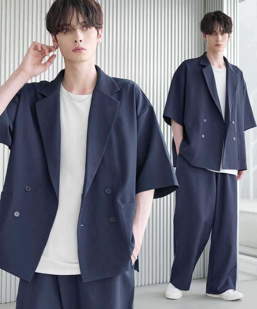 k□80-90s□ジュンメン/JUN MEN ダブルスーツ/セットアップ