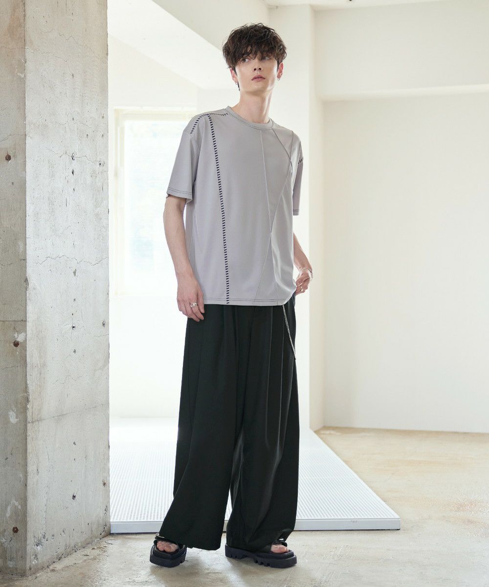 胸ポケット×繊細な刺繍【HERMES】サドルステッチ Tシャツ HERMES Tシャツ《サドルステッチ》サイレックス コットン 直営店