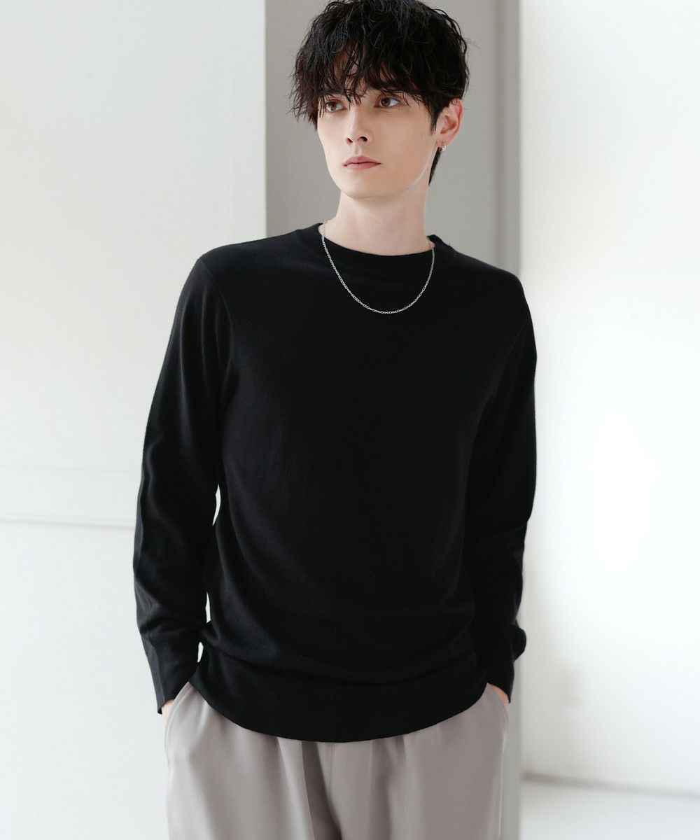 【美品✨】ドゥロワー 14Gカシミヤ100% クルーネックニット ブラック スコティッシュカシミヤ クルーネックニット | TOMORROWLAND (Men