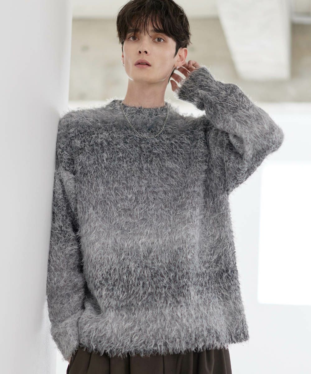 サカイ　グラデーションデザイン クルーネック長袖スウェット サカイ グラデーションデザイン クルーネック長袖スウェット サカイ