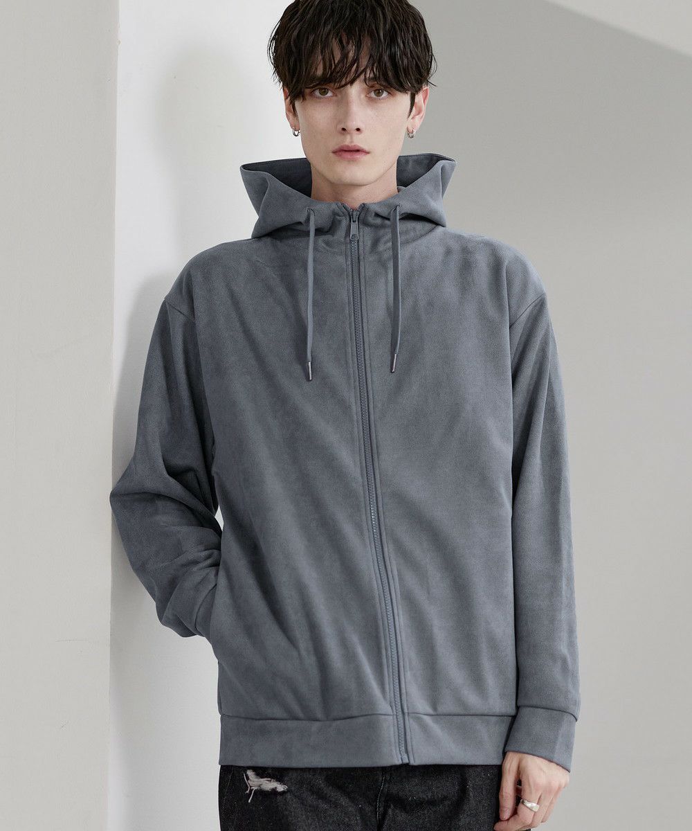 ポリスウェードハイネックフルジップパーカー | ASTRONOMY