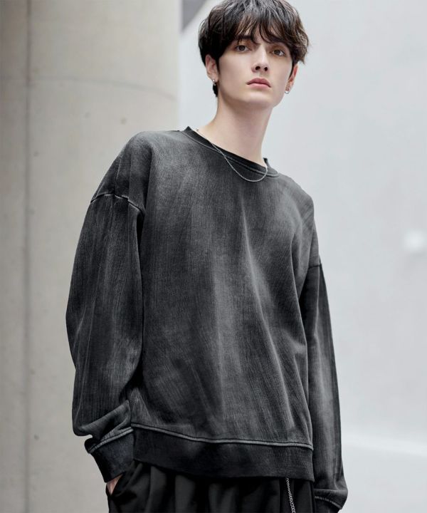 ピグメント加工ヘビーウェイトクルースウェット | ASTRONOMY