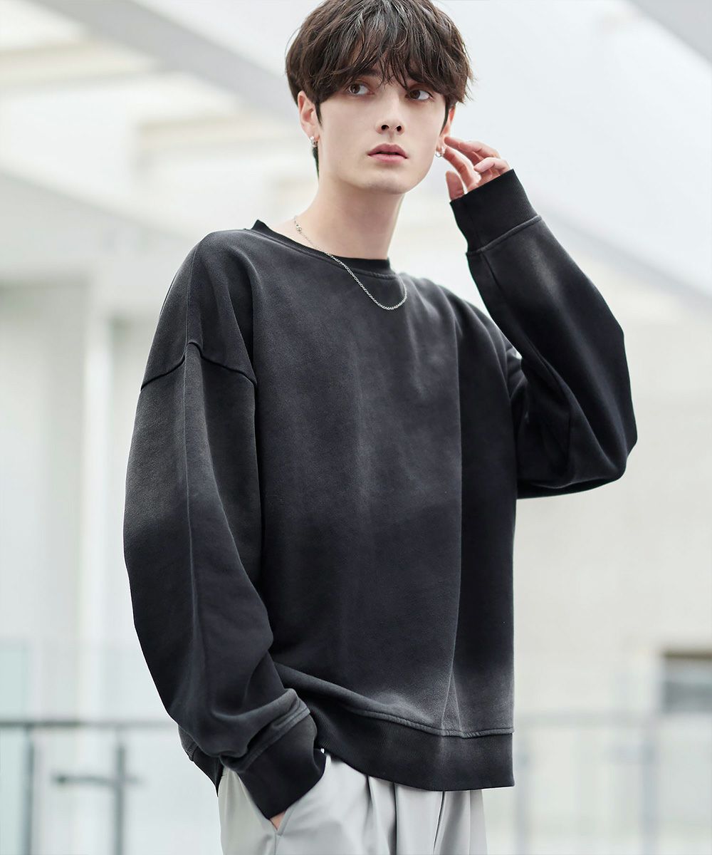 ピグメント加工ヘビーウェイトクルースウェット | ASTRONOMY