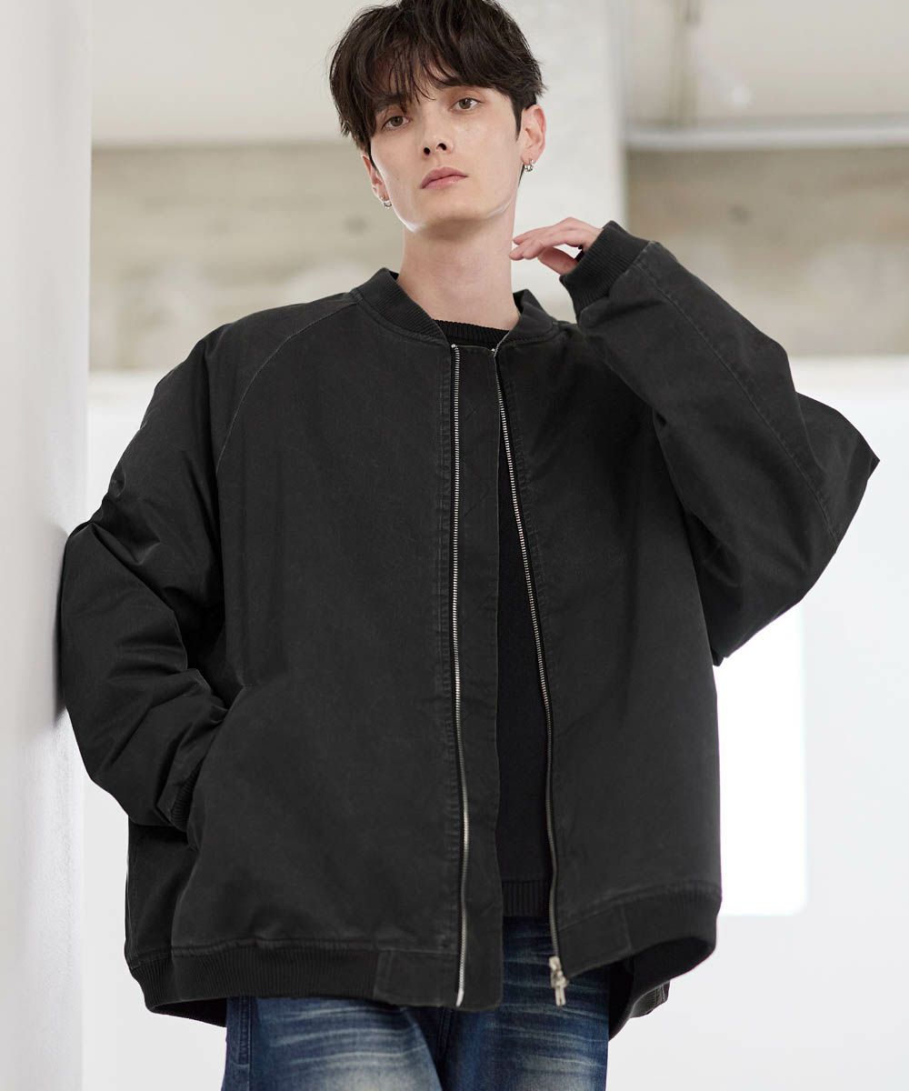 ヴィンテージ加工ビッグMA-1ボンバージャケット | ASTRONOMY