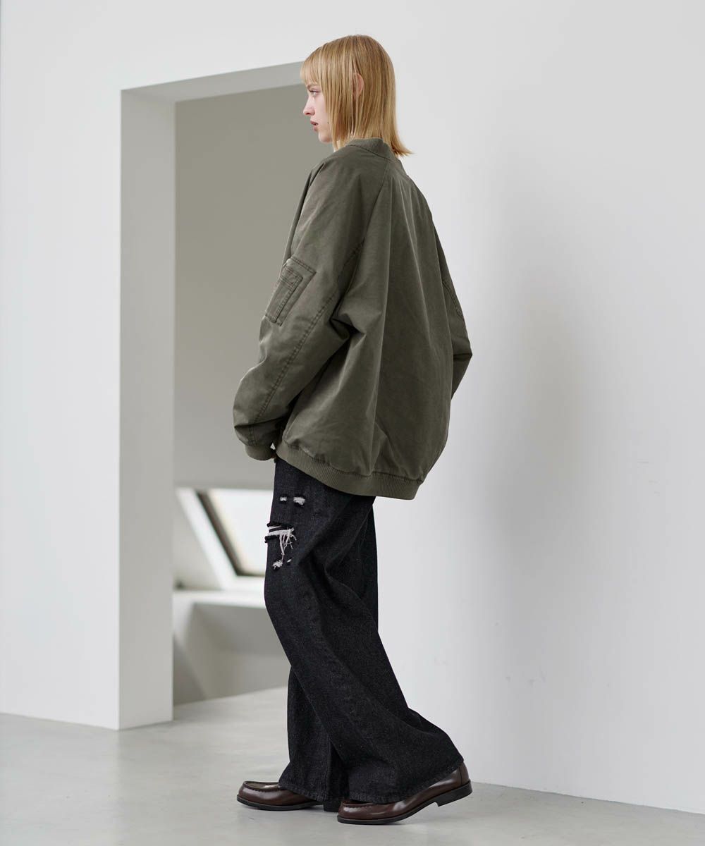 ヴィンテージ加工ビッグMA-1ボンバージャケット | ASTRONOMY